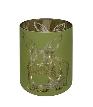 Tischlicht Velto Hase grün 12,5 cm 