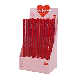 Bleistift mit Hb- Mine Herzform