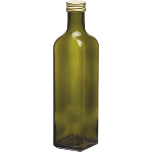 Flasche 1000 ml mit Verschluss "Marasca" grün 