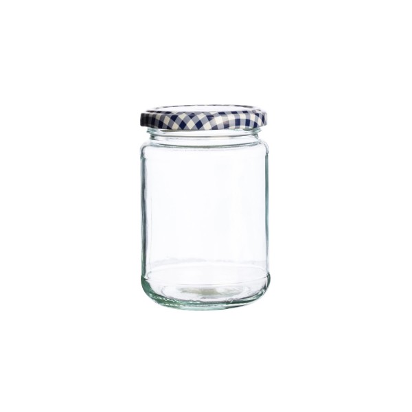 Einmachglas 370 ml mit Schraubdeckel rund