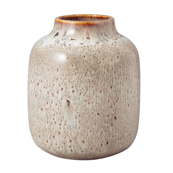 Vase 12,5 x 15,5 cm Lave Shoulder Beige