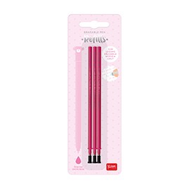 Refill für Gelstift löschbar 3 Stk. pink