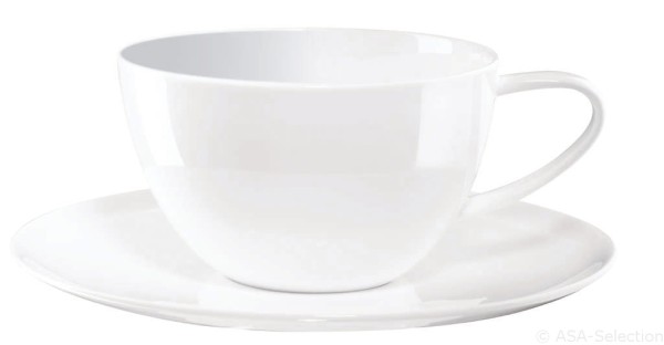 Cafe au lait Tasse mit Untere a´ Table 