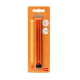 Refill für Gelstift löschbar 3 Stk. orange