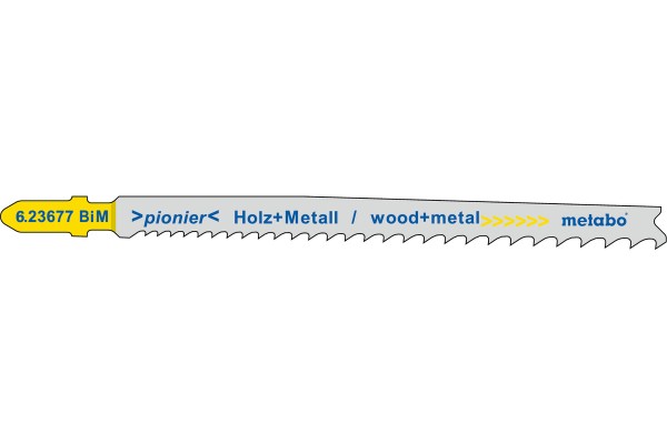 Stichsägeblatt "Holz + Metall Pionier" 106 mm 5er-Set
