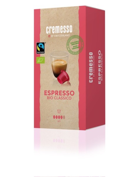 Cafe Espresso Bio Classico 16 Kapseln lebhaft und frisch 