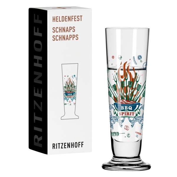 Schnapsglas Heldenfest 2Percent