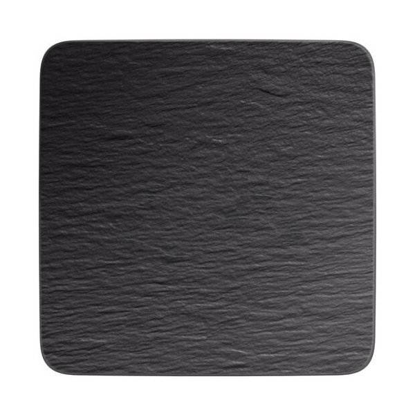 Servierplatte 32,5 x 32,5 cm Manufacture Rock schwarz