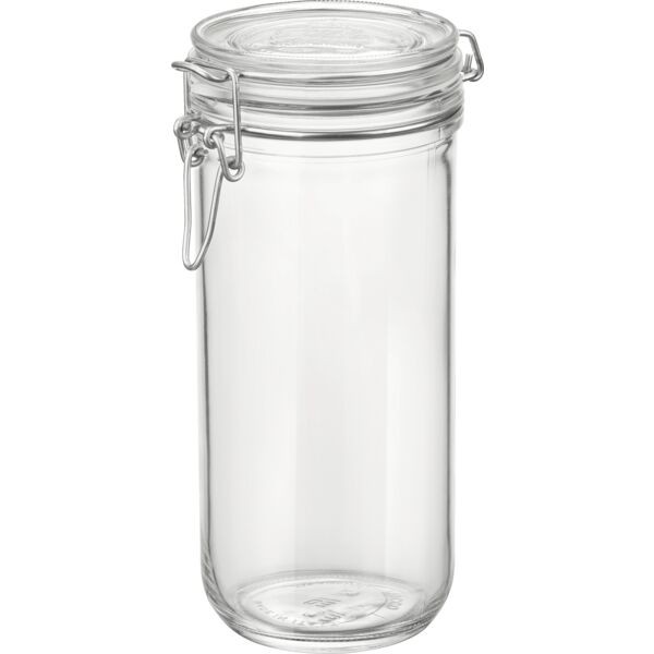 Einkochglas 1 lt mit Bügelverschluss rund 