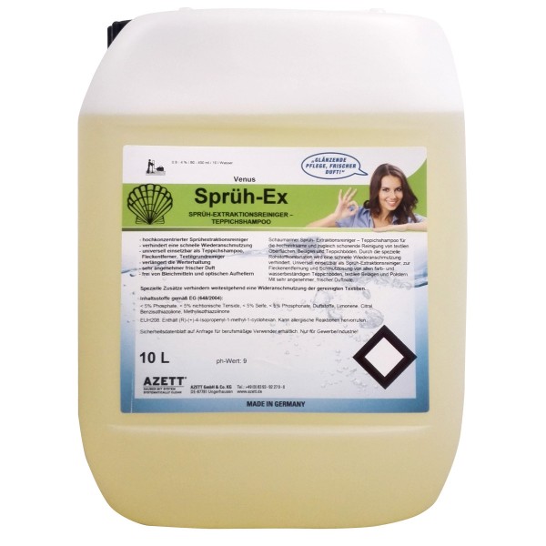 Reinigungsmittel SPX 10l alkalisch für Sprüh- und Extraktionsreiniger 10 Liter 