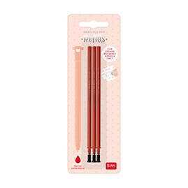 Refill für Gelstift löschbar 3 Stk. rot