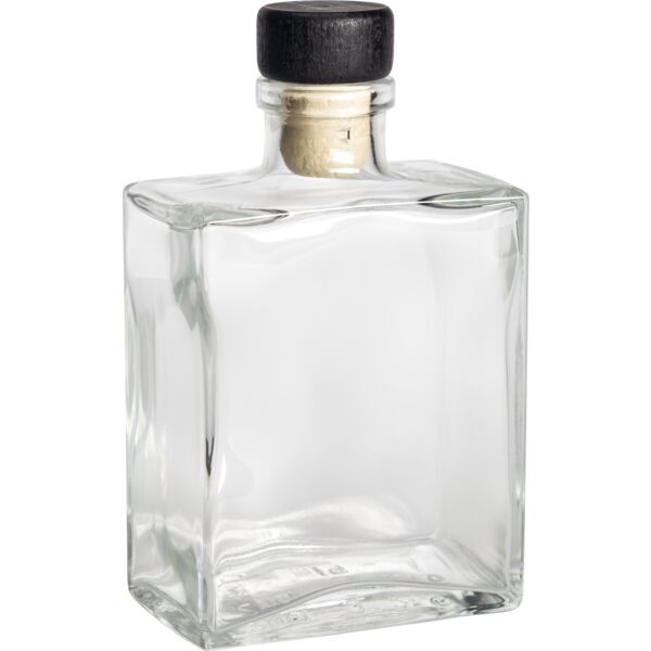 Flasche 0,5 lt. Capri inkl. Kork schwarz 
