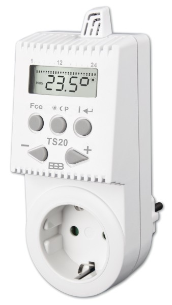 Steckdosenthermostat SDT20 mit Schukostecker 