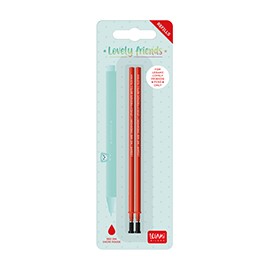 Refill für Lovely Friends Gelstift rot