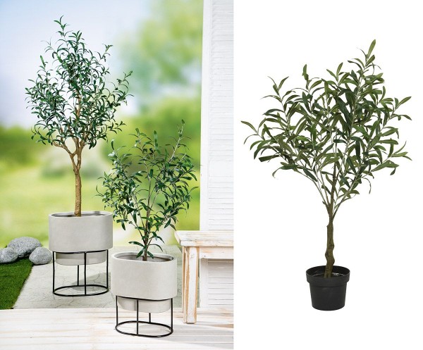 Getopfte Pflanze "Olivenbaum" 90 cm 
