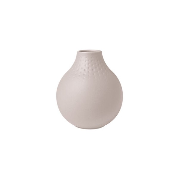 Vase 11 x 12 cm Perle Manufacture Collier beige