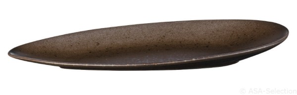 Platte 40 cm oval Cuba marone